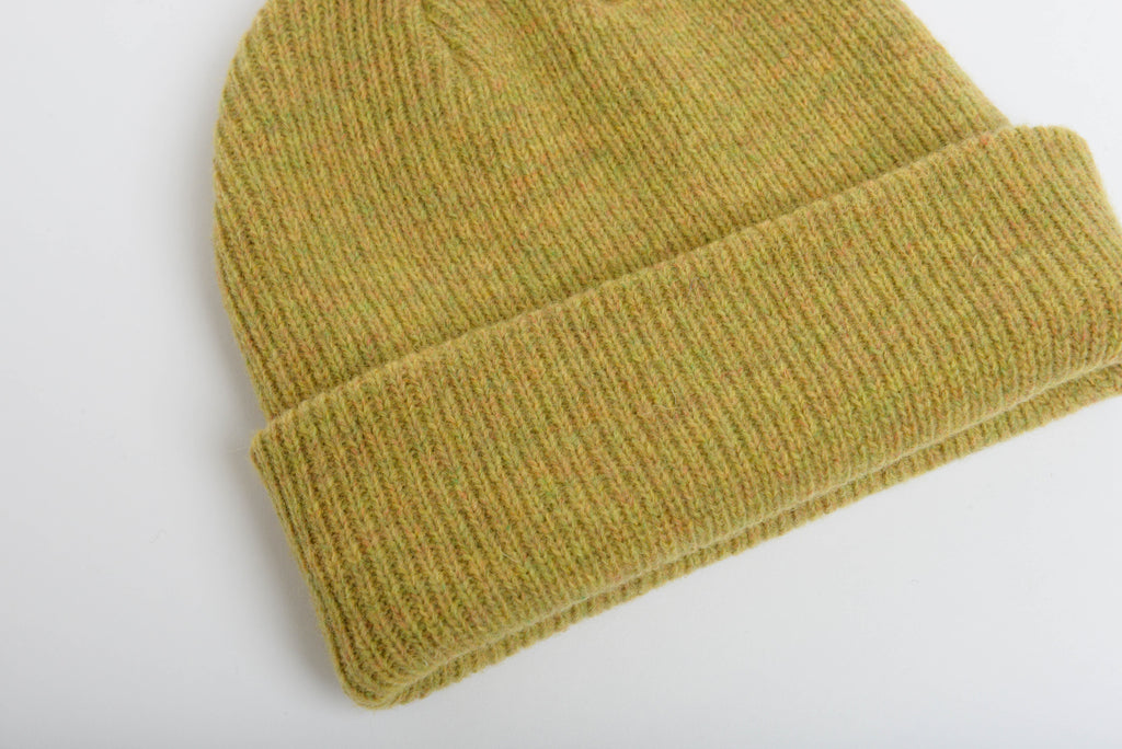 Mustard Yellow - Merino Wool Blank Beanie Hat for Wholesale or Custom