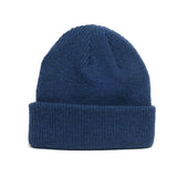 Navy Blue - Merino Wool Blank Beanie Hat for Wholesale or Custom