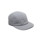 Light Grey - Nylon 5 Panel Hat for Wholesale or Custom