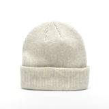 Oatmeal - Merino Wool Blank Beanie Hat