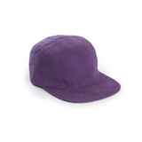 Purple - Full Suede Blank 5 Panel Hat for Wholesale or Custom