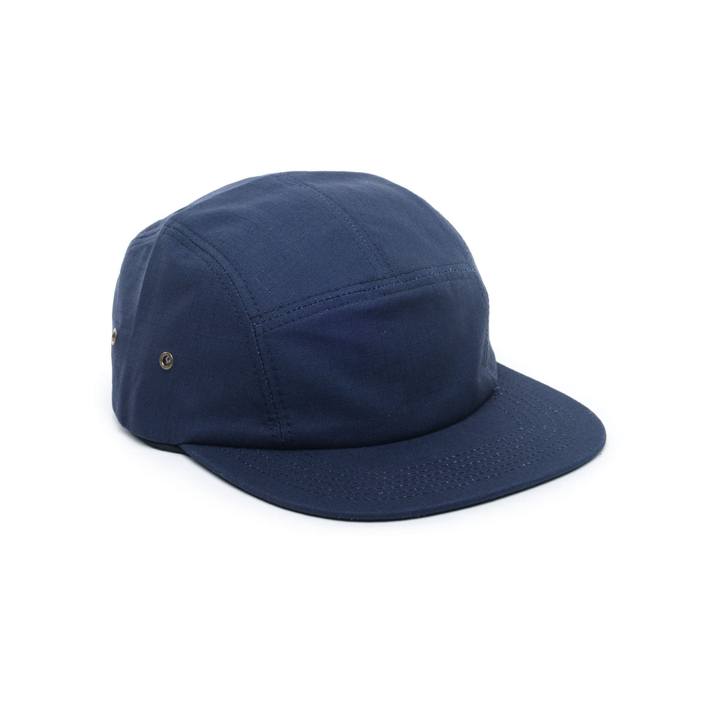 Navy Blue - Ripstop Cotton Blank 5 Panel Hat for Wholesale or Custom