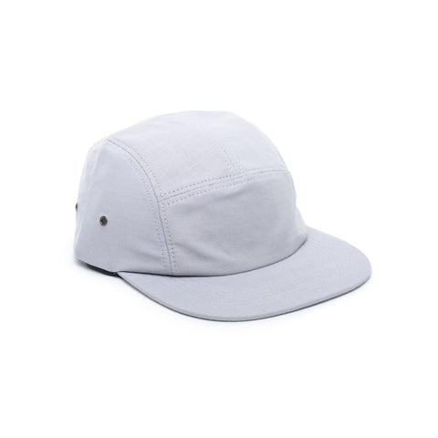 Light Grey - Ripstop Cotton Blank 5 Panel Hat for Wholesale or Custom