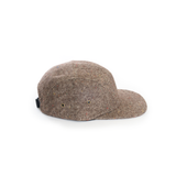 Brown - Tweed Wool Blank 5 Panel Hat for Wholesale or Custom