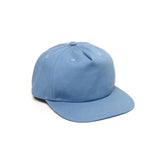 Light Blue - Unconstructed 5 Panel Strapback Hat for Wholesale or Custom